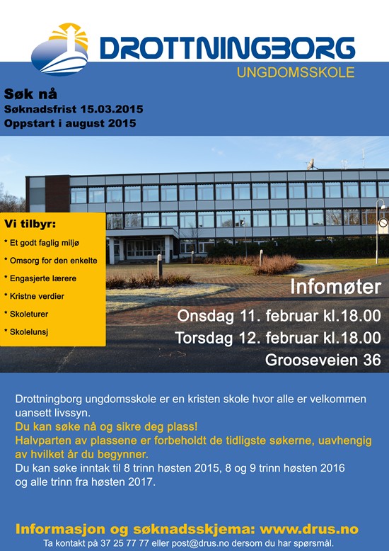 Informasjonsmøter for elever og foresatte