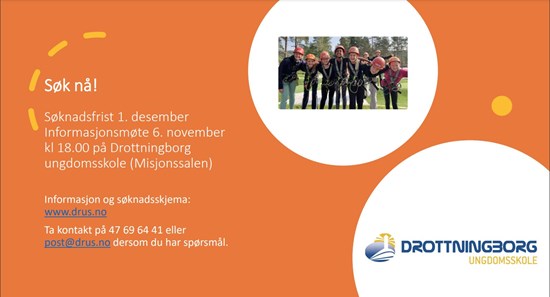 Søknadsfrist og informasjonsmøte
